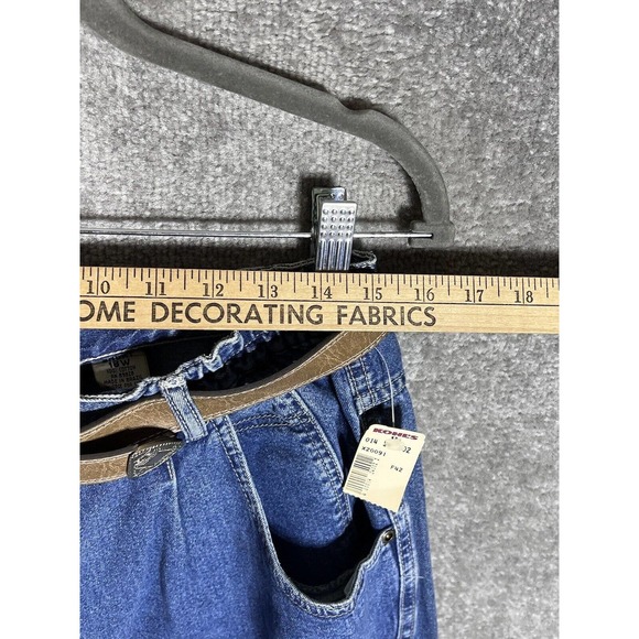 Vintage Gloria Vanderbilt Signature Label Loose Fit Mom Jeans Women Sz 18W Short - Picture 9 of 12